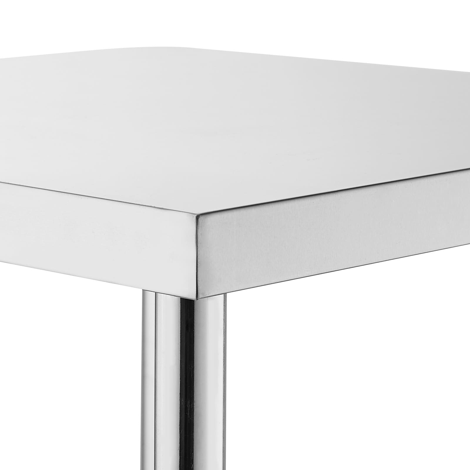 Stainless Steel Commercial Work Table With Wheels For Kitchen_voghion.com